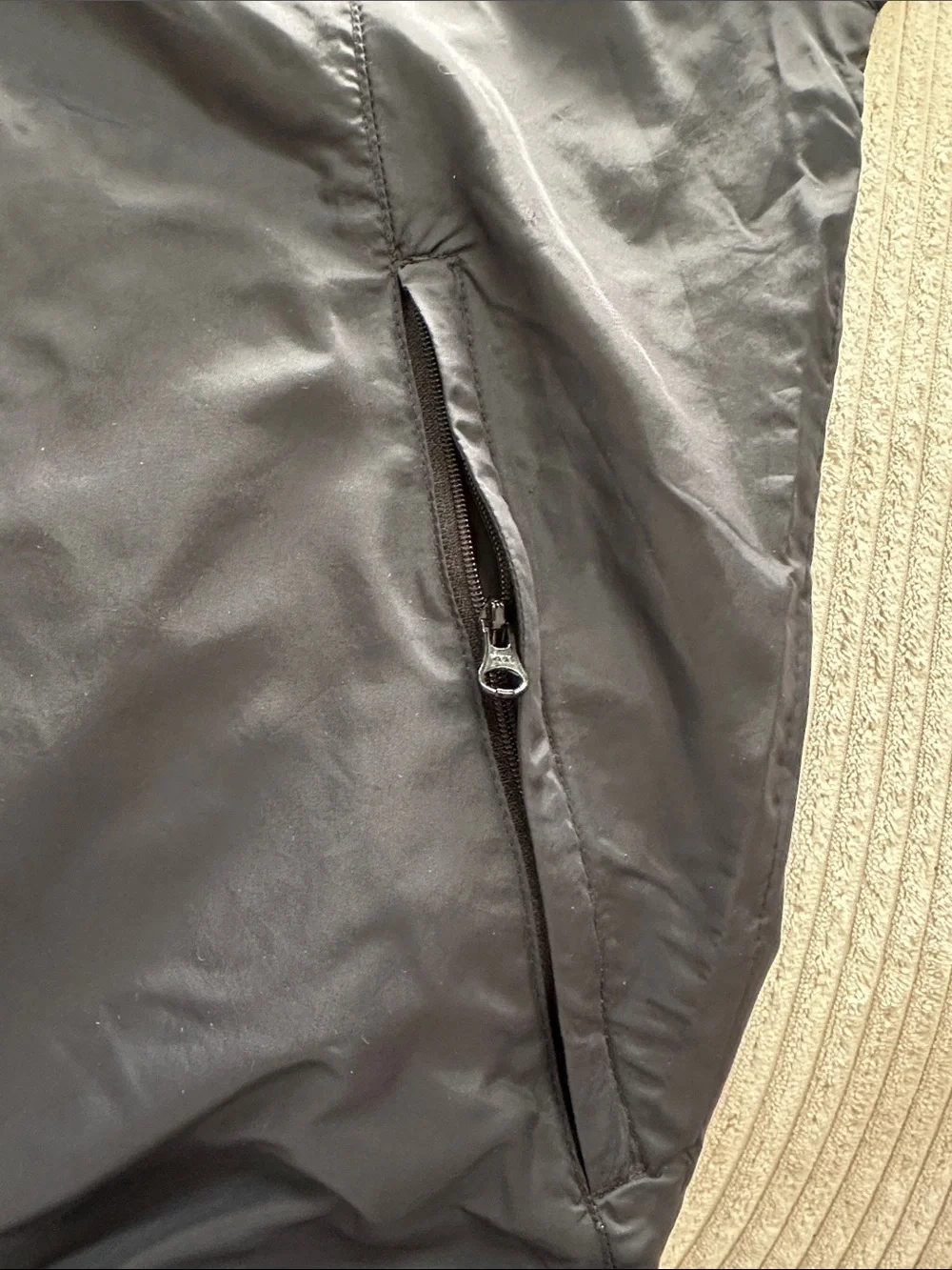 NIKE Golf Men's Black Convertible Zip Off Lightweight Windbreaker Jacket XL